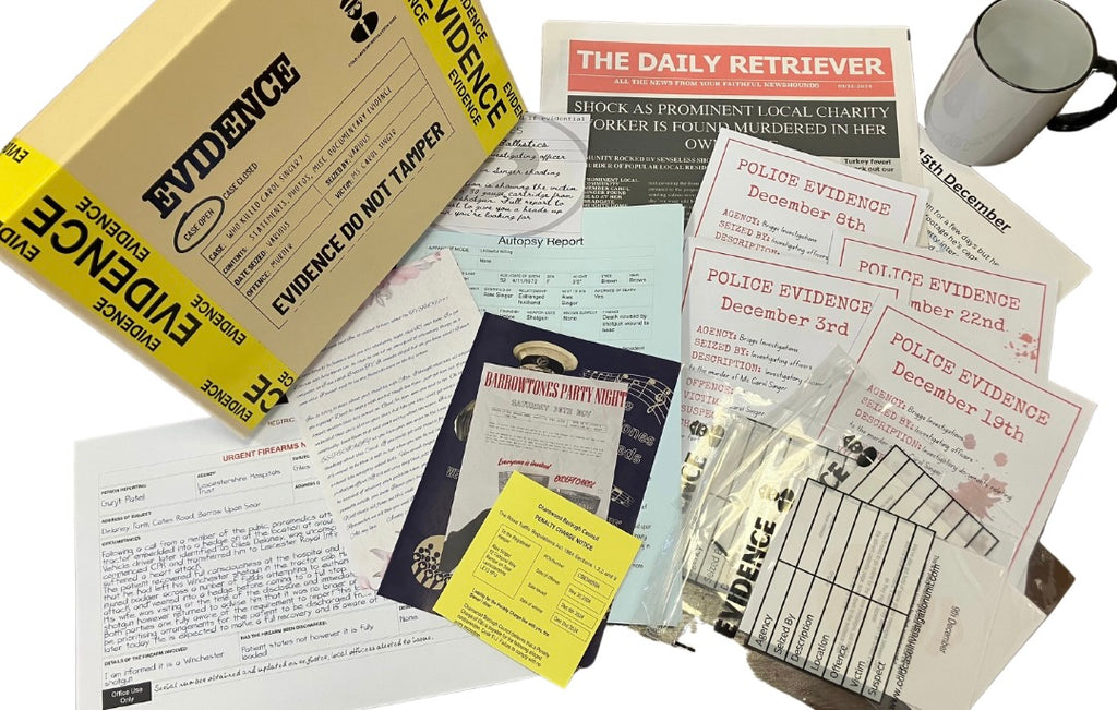 Mystery Detective Advent Calendar – Who Killed Carol Singer?