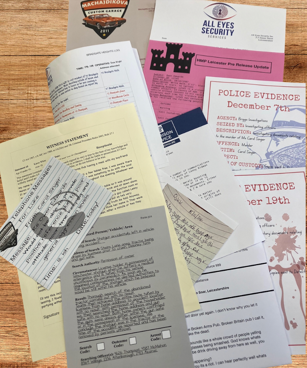 Mystery Detective Advent Calendar – Who Killed Carol Singer?