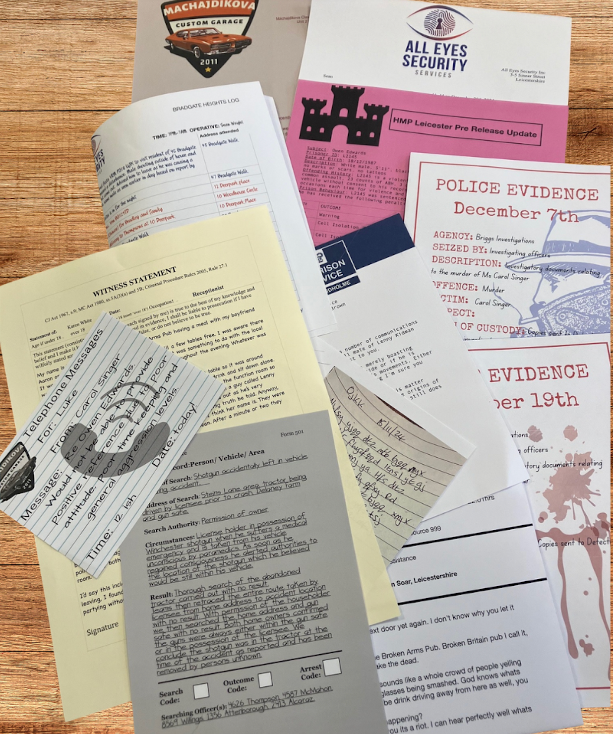 Mystery Detective Advent Calendar – Who Killed Carol Singer?