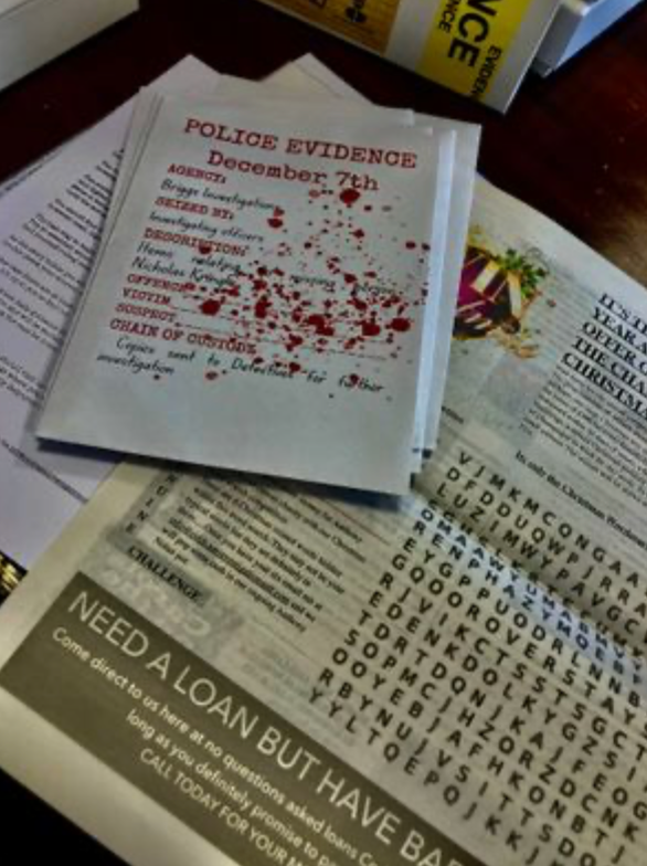 Mystery Detective Advent Calendar – The Case of Nick Kringle